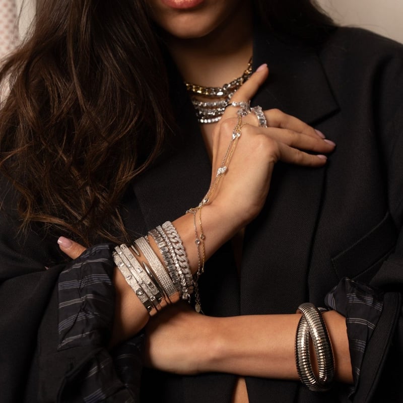 SHYMI Wide Pave Bangle
