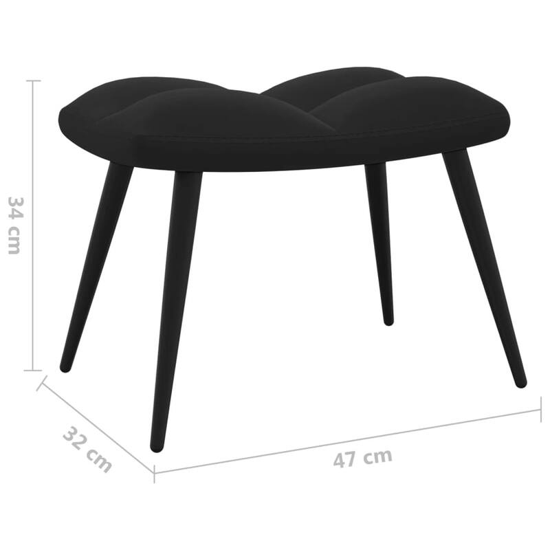 vidaXL Relaxing Chair multi colors Velvet