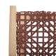 preview thumbnail 62 of 63, SAFAVIEH Bandelier Open Leather Weave Squared Accent Chair. - 26" W x 32" D x 31" H