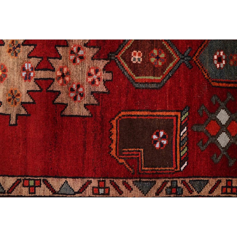 ECARPETGALLERY Hand-knotted Konya Anatolian Red Wool Rug - 6'3 x 13'11