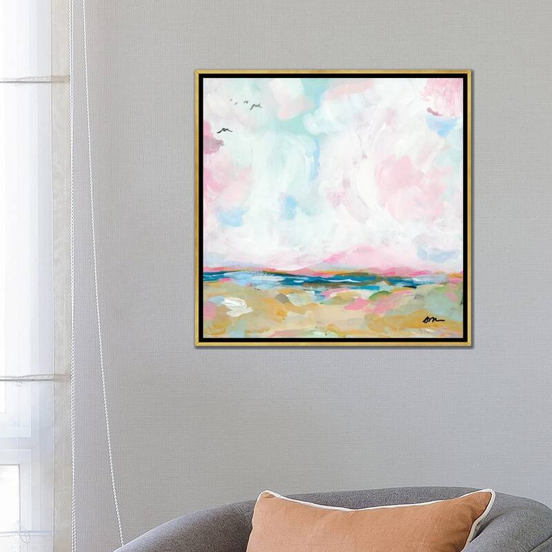 iCanvas "Beach Days I" by Jessica Mingo Framed Canvas Print