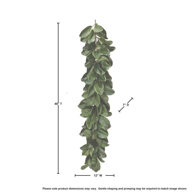 48" Natural Touch Magnolia Leaf Garland