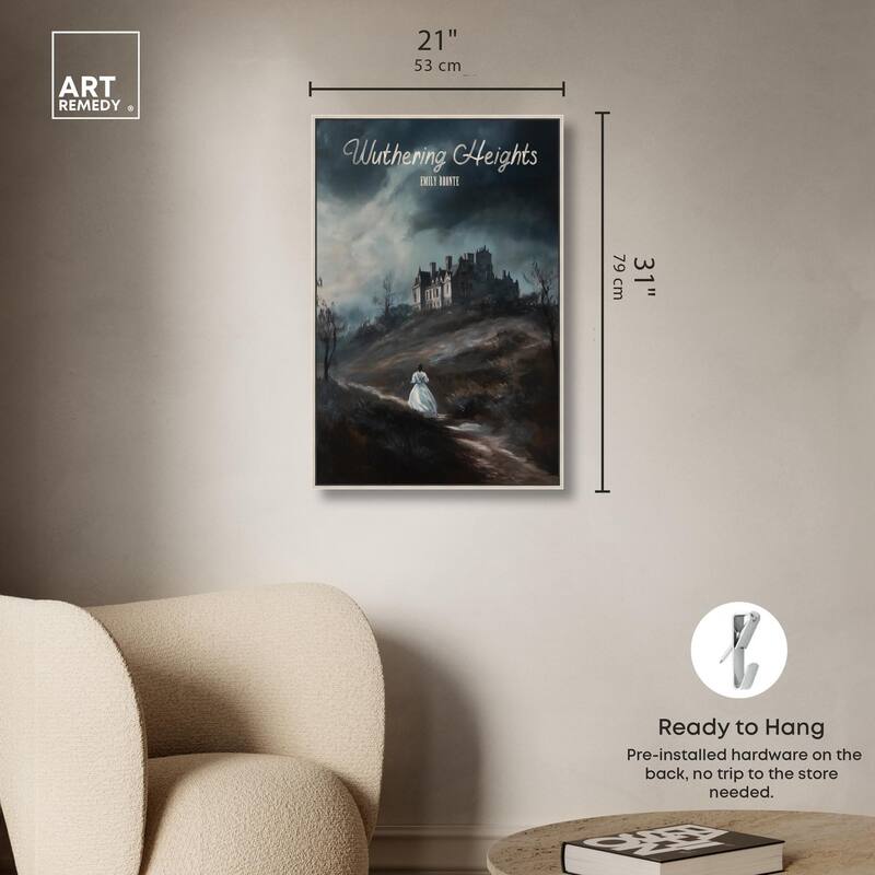 Wuthering Heights Cover Canvas by Art Remedy