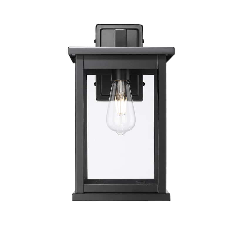 Millennium Lighting Bowton II 1 Light Outdoor Wall Sconce in Powder Coat Black - 15.375  Inch