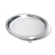 preview thumbnail 6 of 6, Baby Round Open Plate Stainless Steel and Silicone  Stainless Steel & Silicone|White