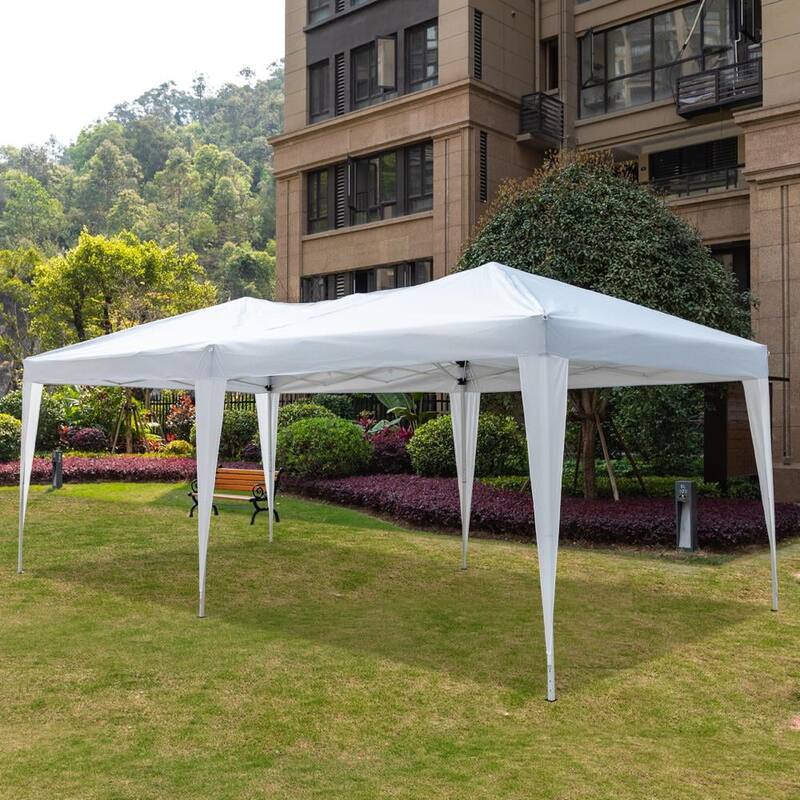 Easy pop-up wedding party tent