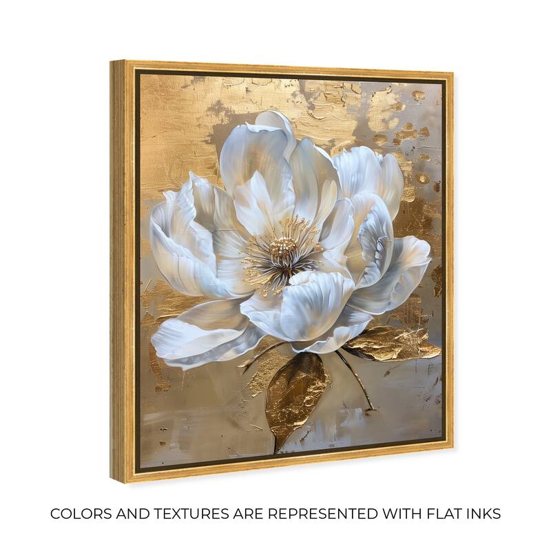 Athenas Flower Canvas Glamorous Feminine Wall Art by Art Remedy