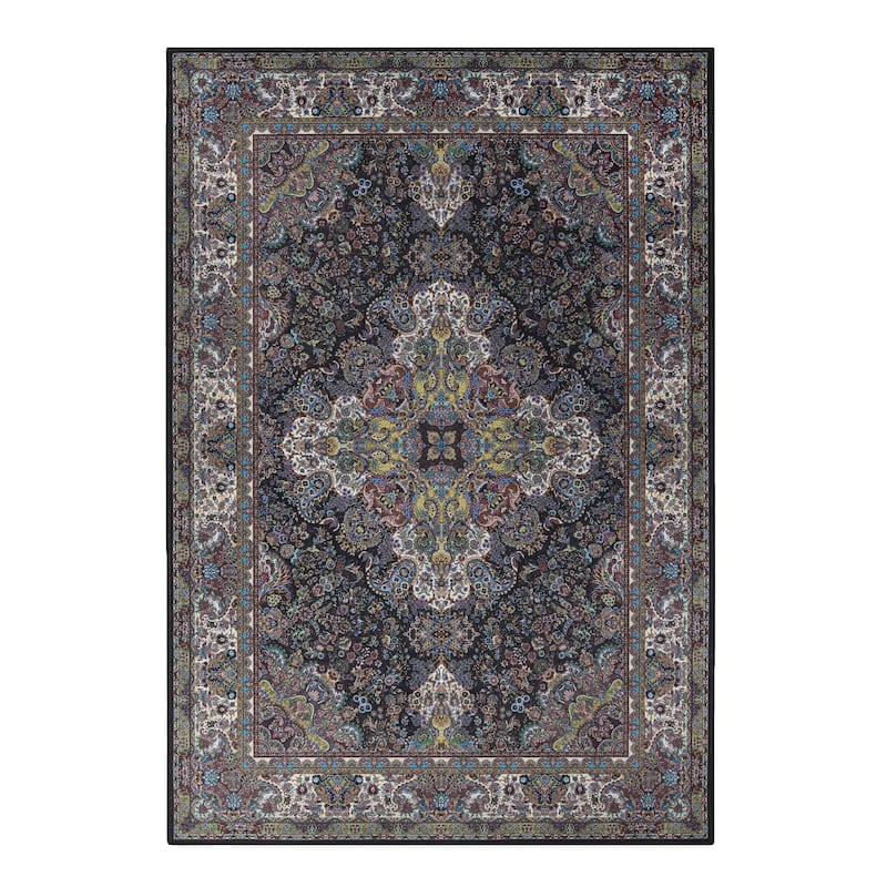 Superior Flamingo Medallion Machine Washable Indoor Area Rug or Runner