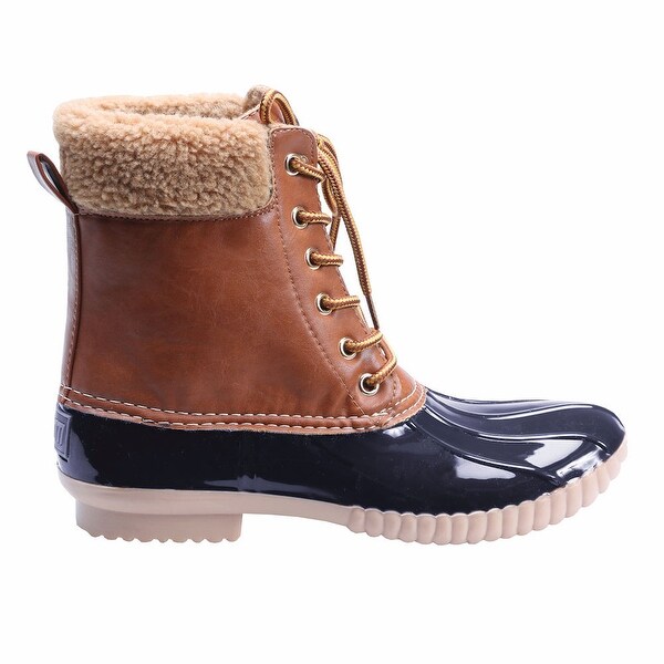 women's fleece lined duck boots