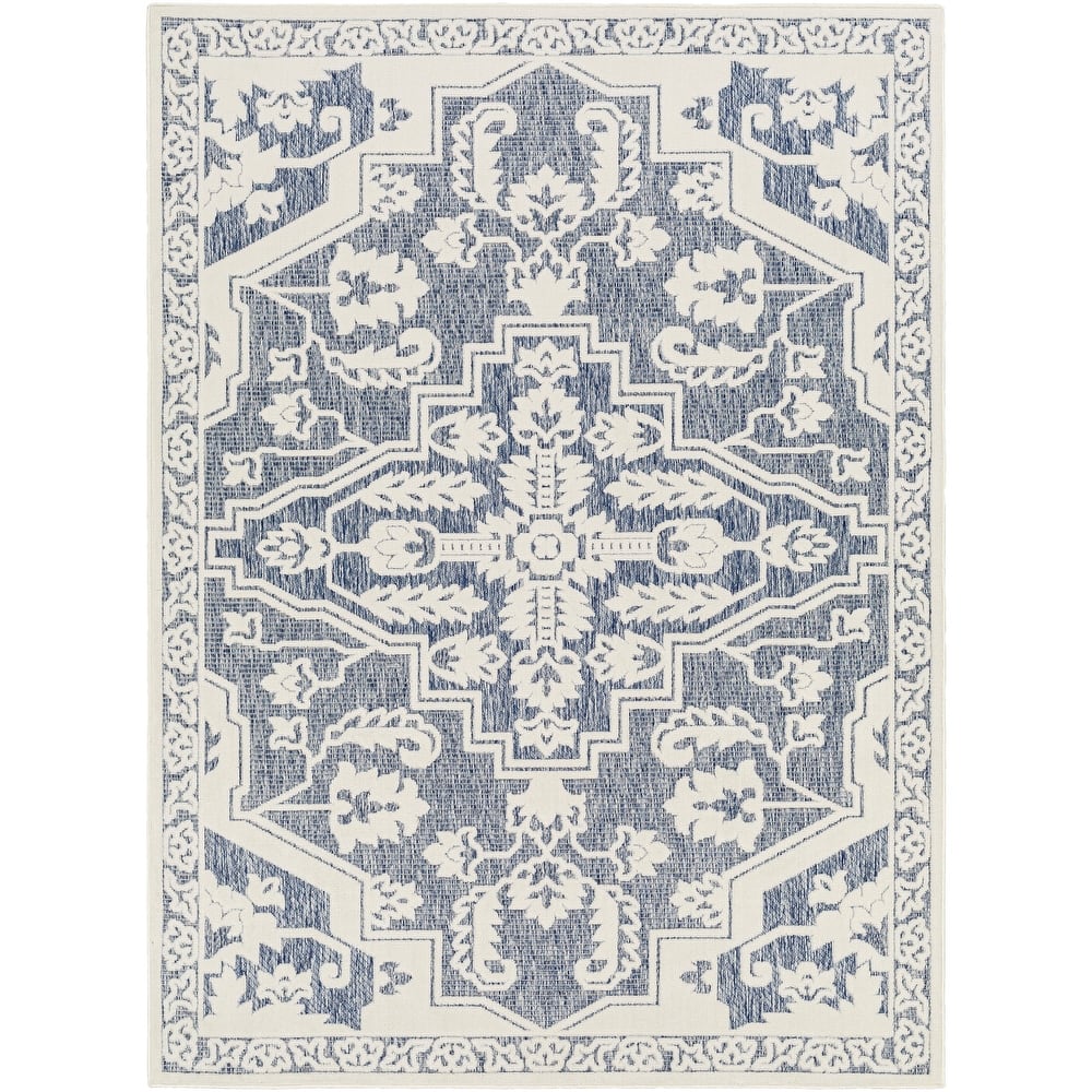 Livabliss San Diego Indoor/ Outdoor Medallion Area Rug