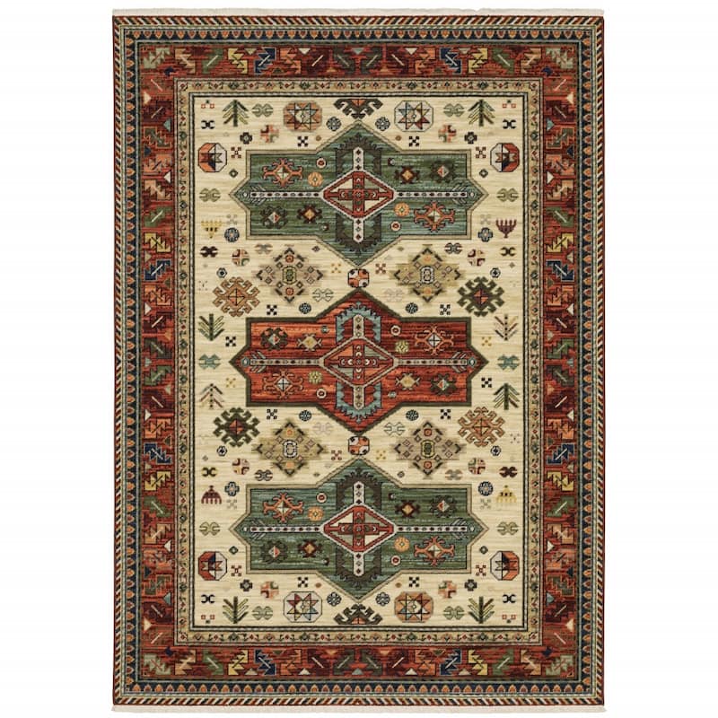 HomeRoots Oriental Southwest Rectangle Area Rug
