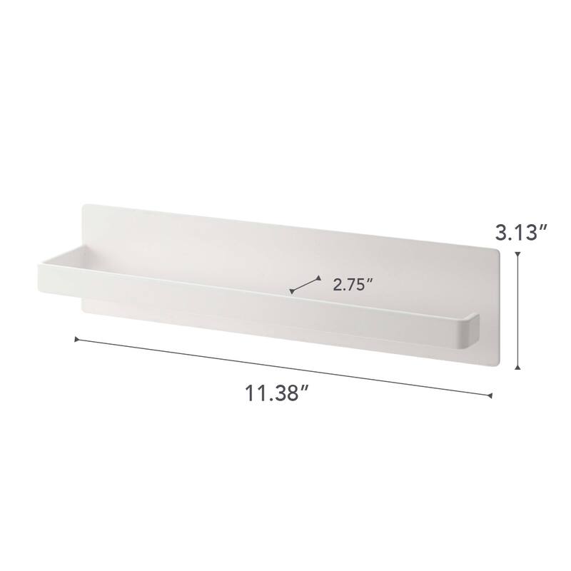 Yamazaki Home Magnetic Paper Towel Holder, Steel, Holds 2 lbs - L 3.1 x W 11.6 x H 3.1 inches