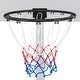 preview thumbnail 15 of 18, 15 Inch Basketball Rim Goal Replacement with All Weather Net and Mounting Hardware