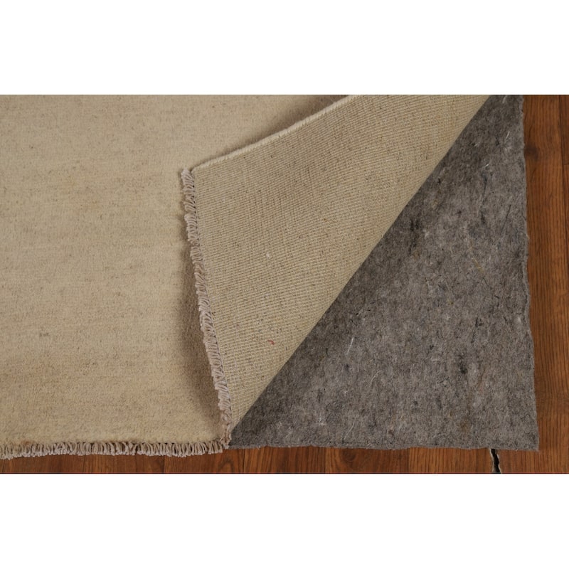 Gabbeh Modern Rug Hand-Knotted Contemporary Wool Carpet - 4'9"x 6'7"