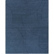 preview thumbnail 20 of 26, Dabala Handmade Modern Wool Rug Navy - 2' x 3'