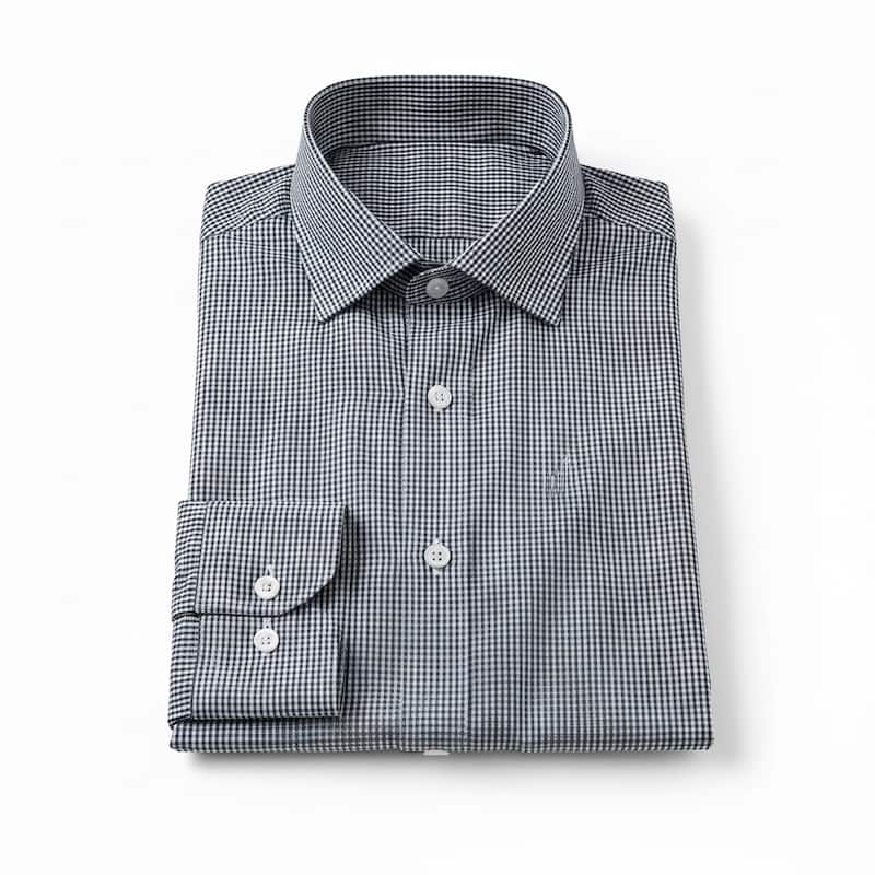 Nautica Men's Wrinkle-Resistant Check Performance Dress Shirt