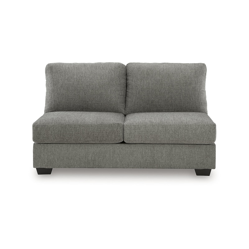 Signature Design by Ashley Seyler Lane Gray 3-Piece Sectional with Chaise - 144" W x 93" D x 39" H