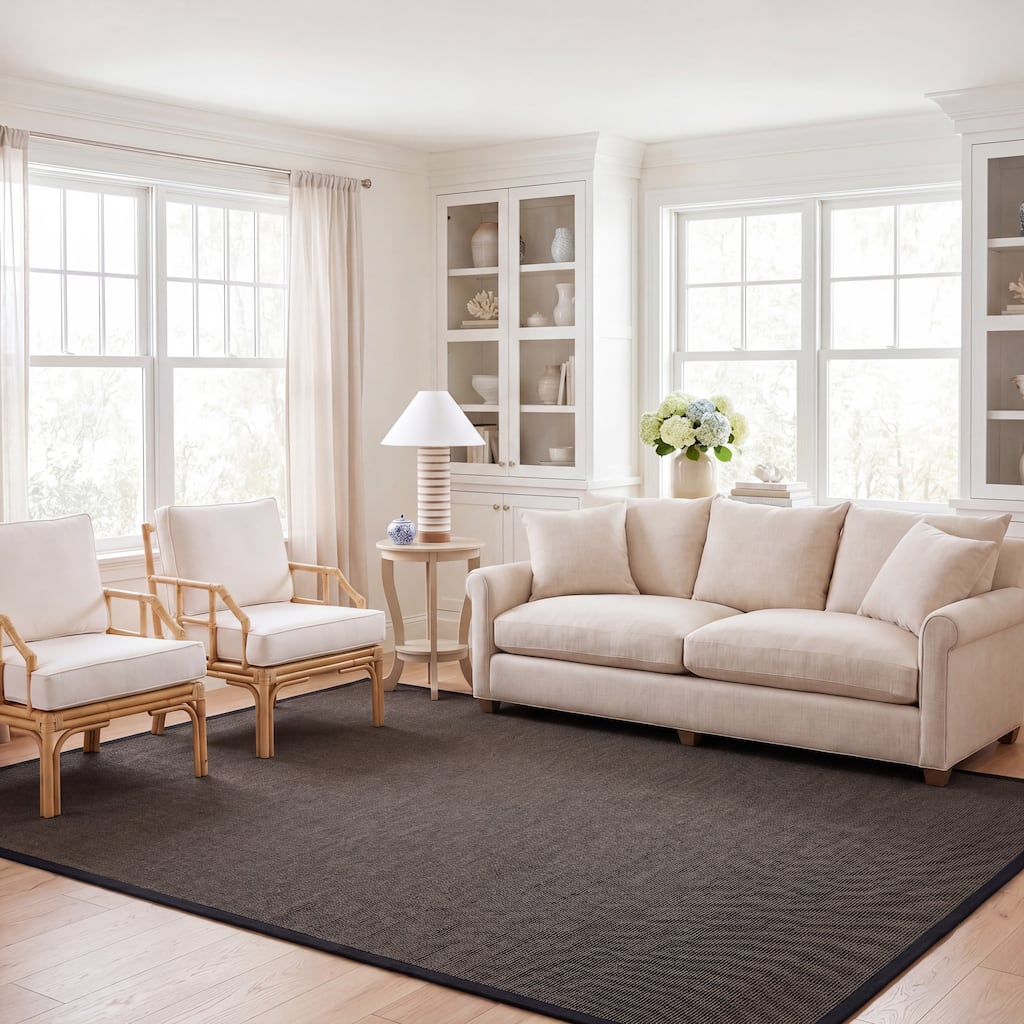 SAFAVIEH Natural Fiber Madelyn Border Sisal Rug