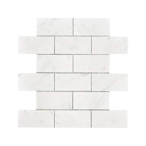 Altair Design Burgos Marble Mosaic Floor and Wall Tile - Case 11 Tiles