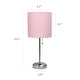 preview thumbnail 98 of 99, Porch & Den Custer Metal/ Fabric Lamp with Charging Outlet