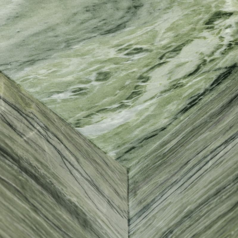 Stova Cube Concrete Side Table with Marble Finish