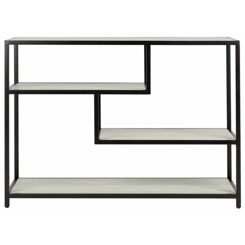 SAFAVIEH Fannye Geometric Console Table - 42" x 16" x 30.3" - 42Wx16Dx30H - Beige