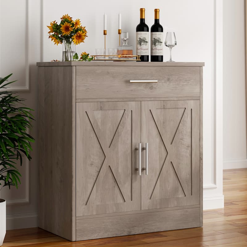 Futzca Multifunctional Storage Cabinet with Adjustable Shelves