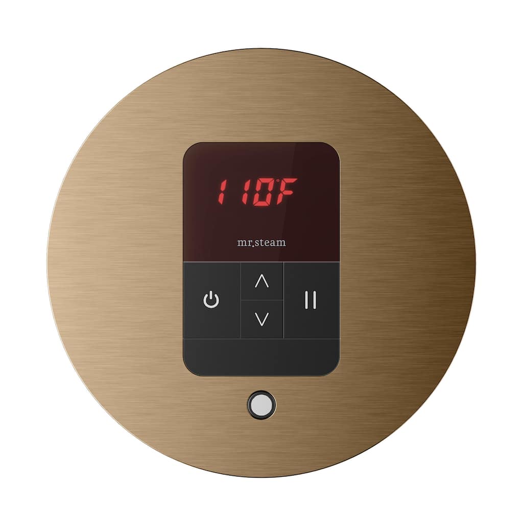 Mr Steam ITRD Itempo Round Steam Shower Control and Steamhead