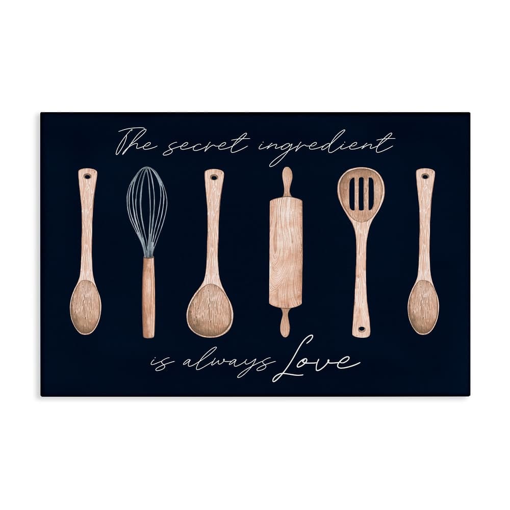 Stupell Secret Ingredient Always Love Canvas Wall Art Design By Lux + Me Designs