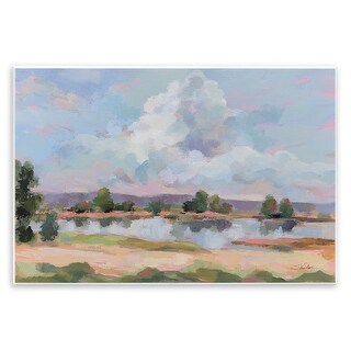 Stupell River View Overhead Clouds Wall Plaque Art Design By Silvia ...