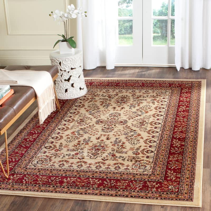 SAFAVIEH Lyndhurst Kuralay Traditional Oriental Rug - 3'3" x 5'3" - Ivory/Red - Rectangle