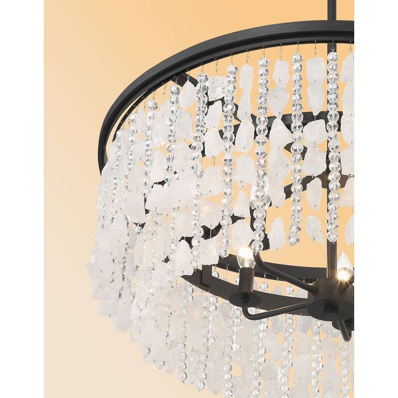 Minka Lavery 6705 Shimmering Elegance 5 Light 28" Wide Crystal