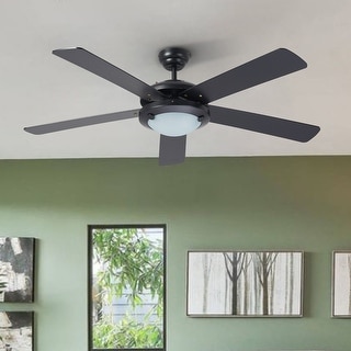 CO-Z 52" 5-Blade Lighted Ceiling Fan with and Light Kit Included - 52 Inches - Overstock - 33520753