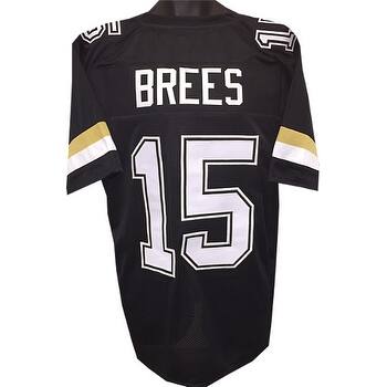 Shop Drew Brees Black Custom Stitched College Style Football Jersey Xl Overstock 19872651