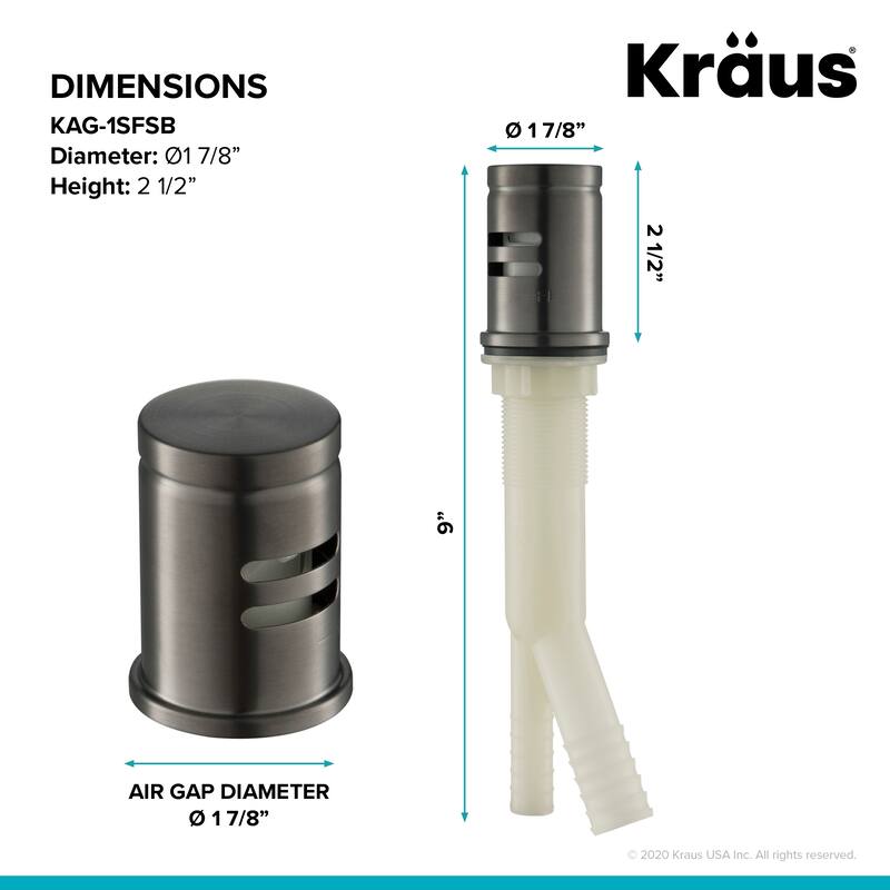 KRAUS Dishwasher Air Gap