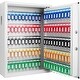 preview thumbnail 1 of 9, 100-Key Cabinet Digital Keypad Wall Safe White