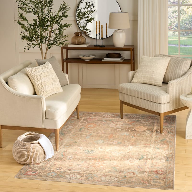 Nourison Vintage Washables Indoor only Persian Area Rug
