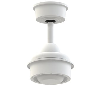 Fanimation Wrap Custom Indoor/Outdoor Smart Ceiling Fan DC Motor with Remote - Matte White