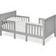 preview thumbnail 2 of 6, Dream On Me Hudson 3 in 1 Convertible Toddler Bed Cool Grey