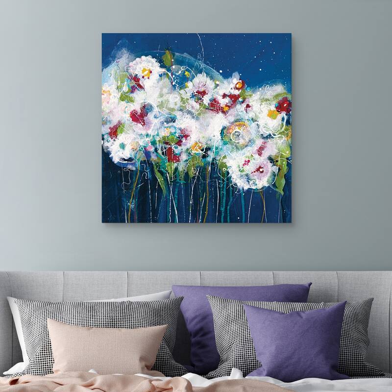 Garden Party I Crop by Jan Griggs Canvas Art Print