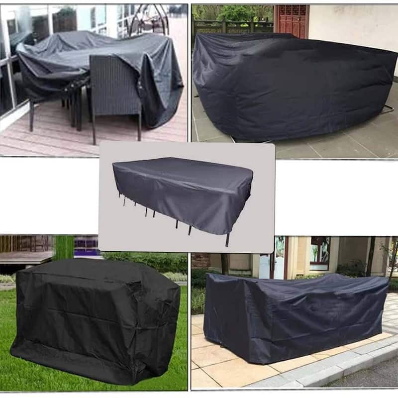 Outdoor Furniture Cover Waterproof Large Seating Protection - 126"x63"x29"