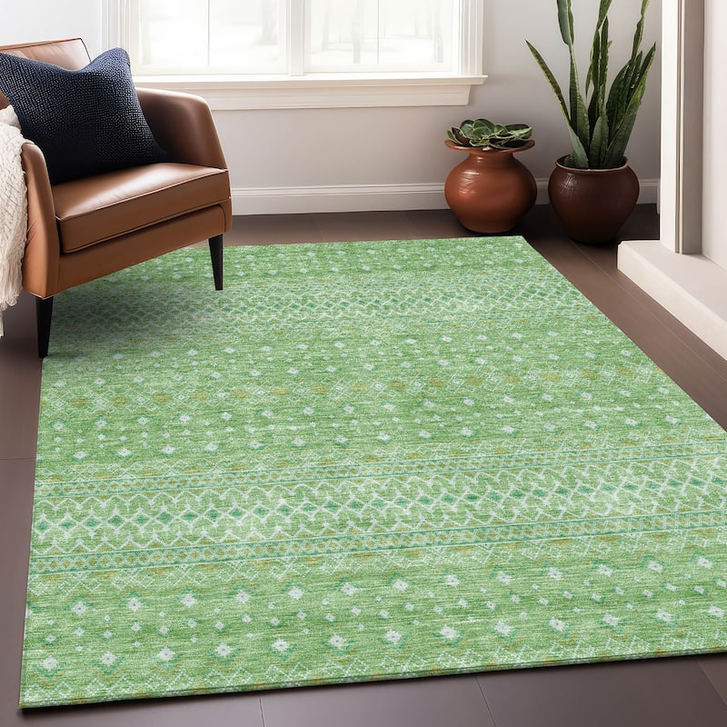 Premium Washable Super Soft Boho Geo Mayfield Rug
