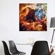 preview thumbnail 3 of 5, iCanvas "R136 Star Cluster (Hubble Space Telescope)" by NASA Canvas Print 37x37x1.5