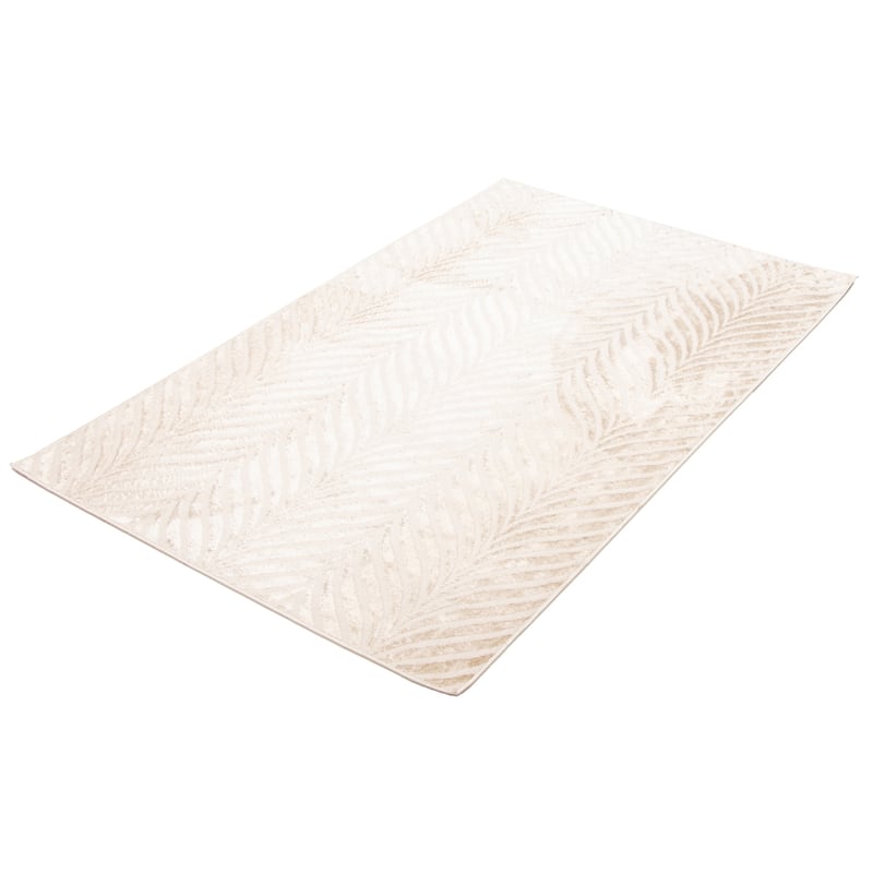 ECARPETGALLERY Machine Woven Roman Ivory Area Rug