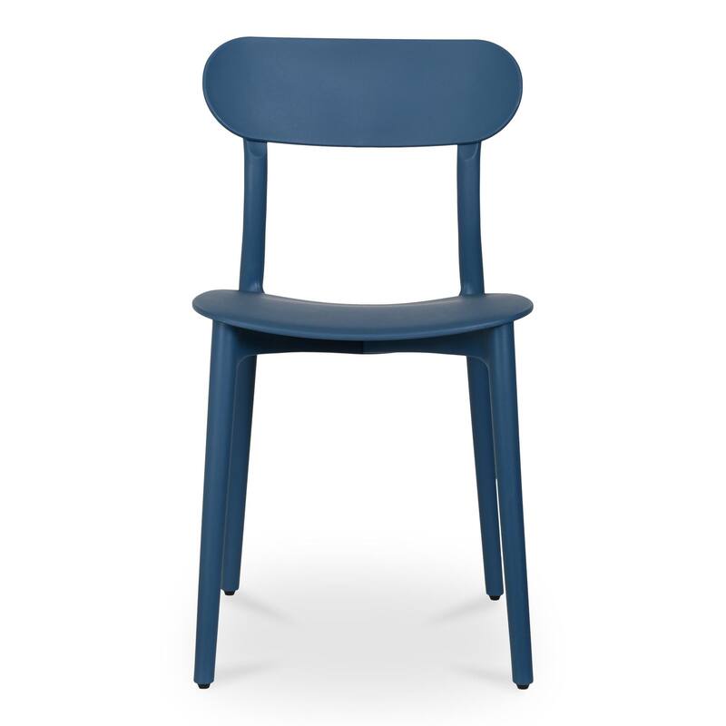 NADAAL STUDIOS Vance, Patio Dining Chairs, Black, Set of Two - 16.75 X 20.5 X 31