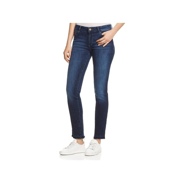 mid rise curvy straight leg jeans