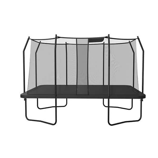 slide 2 of 6, Recreational Trampolines For Kids Teens Gauge Galvanized Rust Resistance Steel Construction With Basketball Hoop System - Green Green