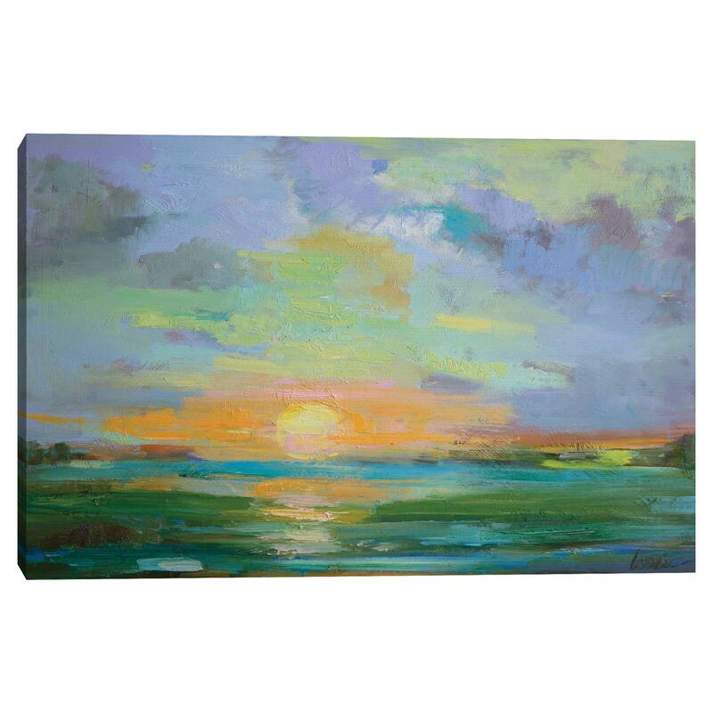 Sherbert Sunset by Alexi Fine Canvas Art Print