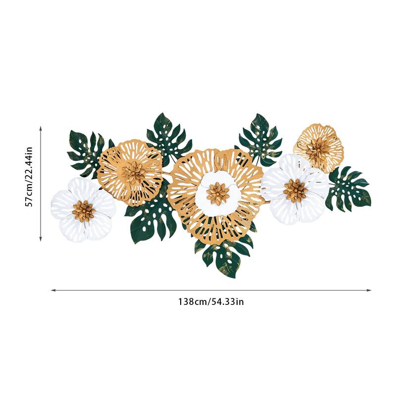 Flower-shaped Wall Decoration 3D Wall Decoration