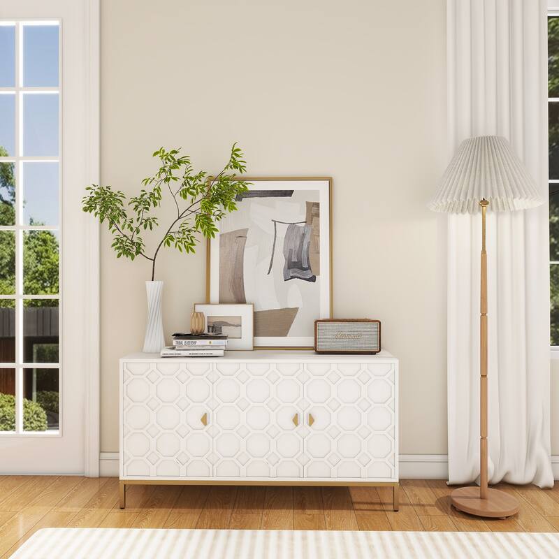 3 Door Accent Cabinet